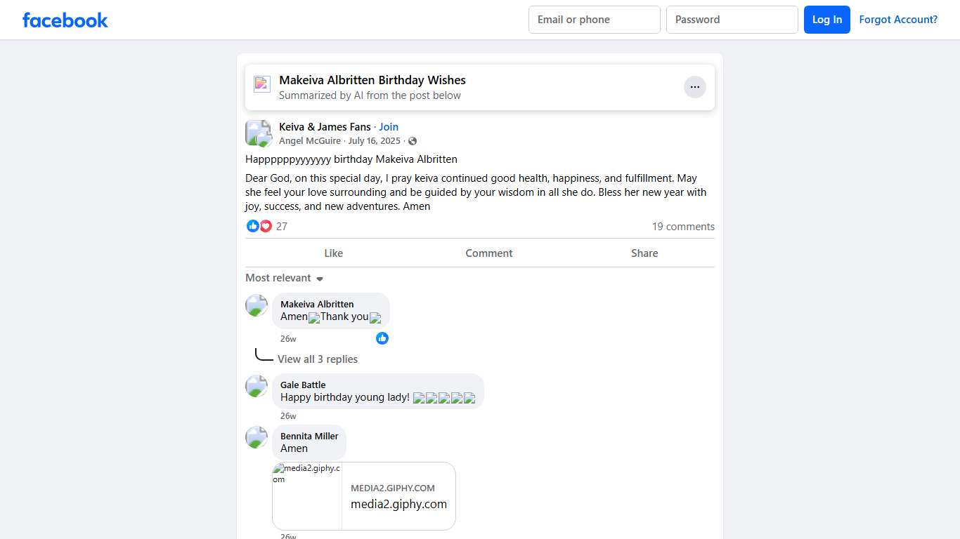 Keiva & James Fans | Happppppyyyyyyy birthday Makeiva Albritten | Facebook